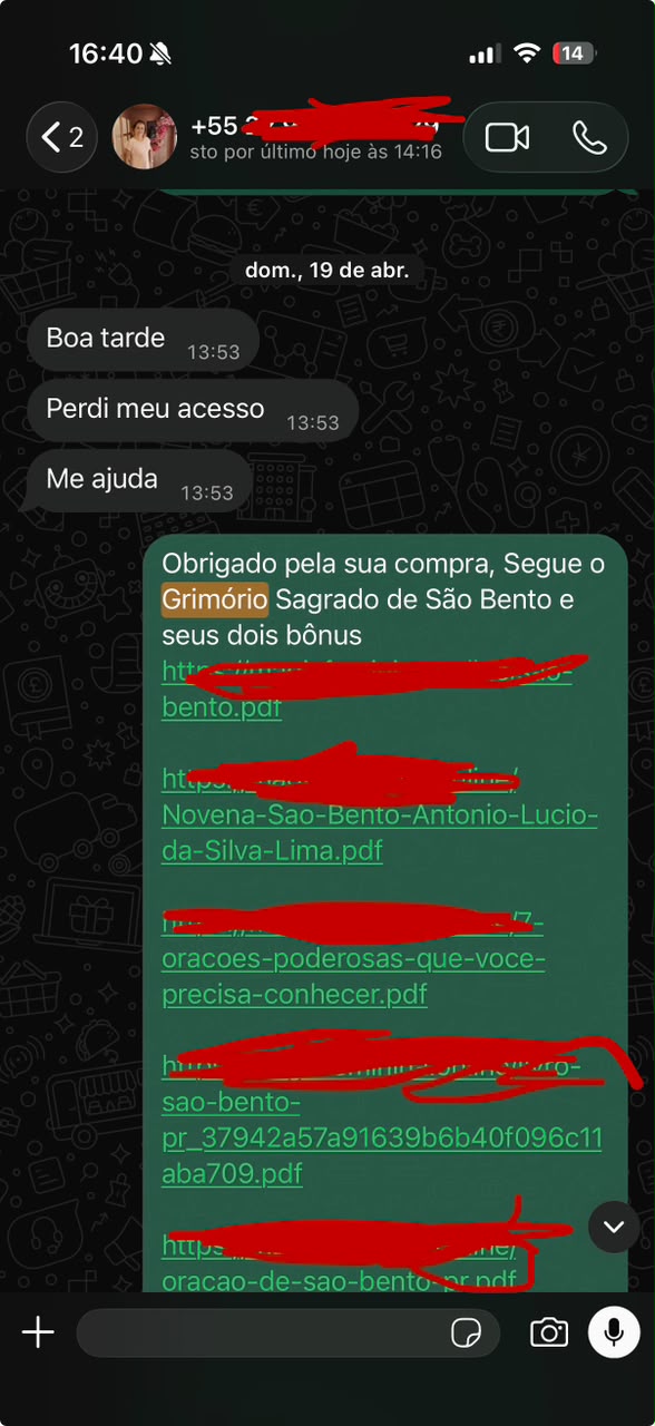 Comprovante de entrega e feedback de recebimento da biblioteca