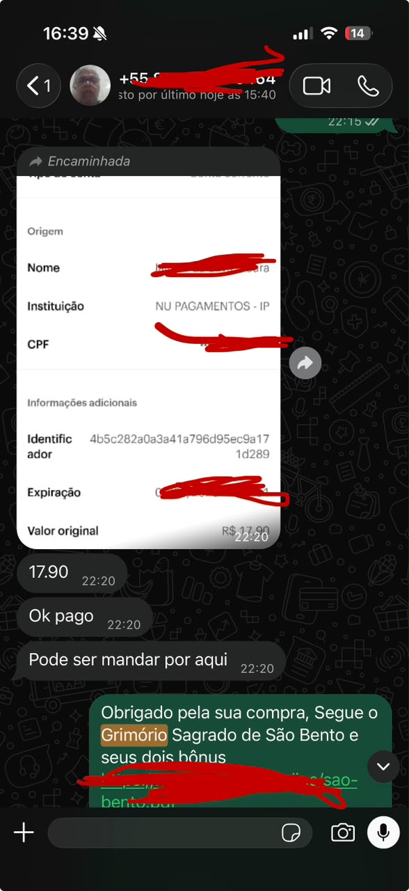 Comprovante de entrega e feedback do leitor acessando os livros